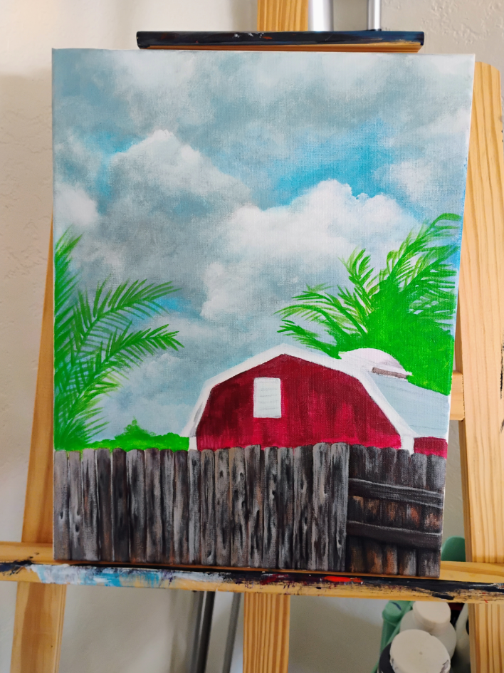 New painting to start off April!