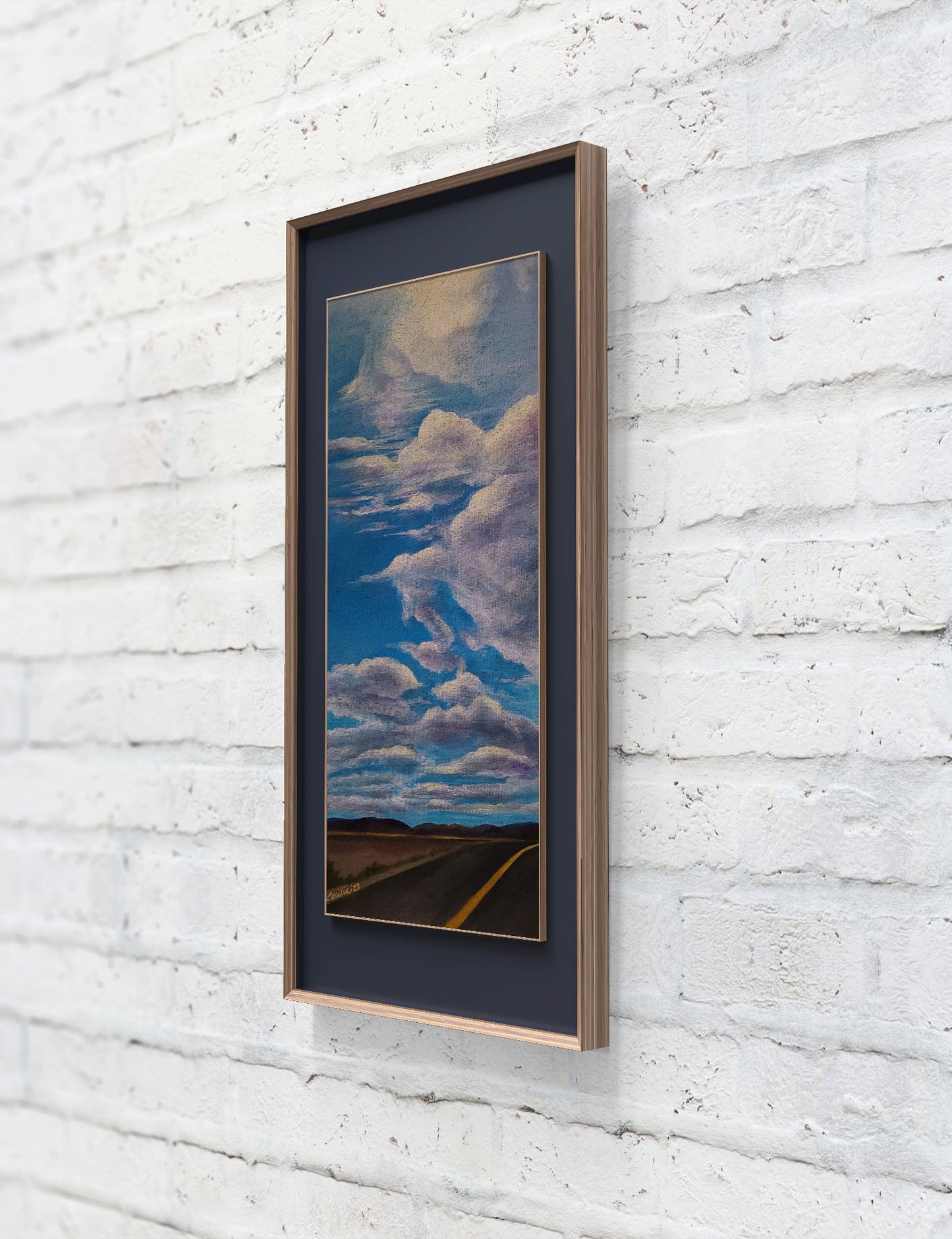 The Road to Vegas: Death Valley, 10x20 Original Acrylic on canvas