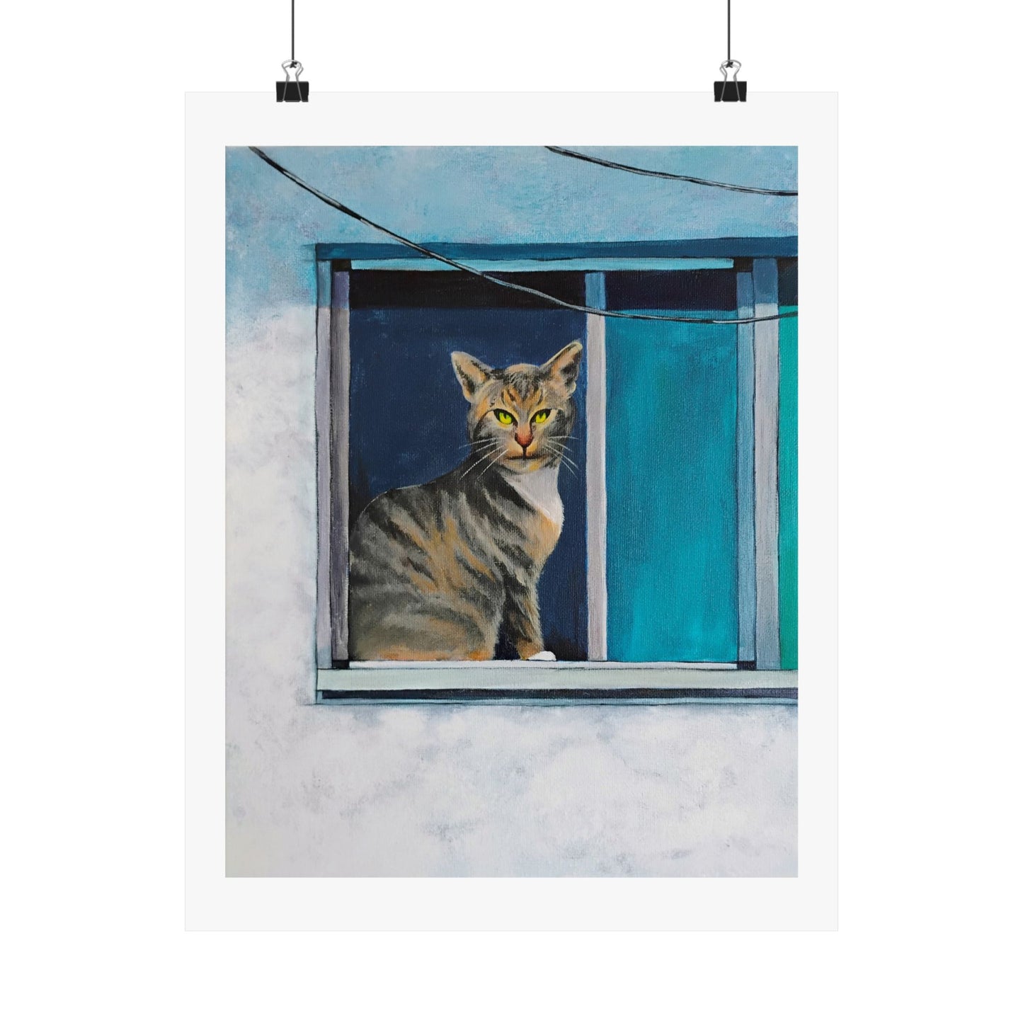 Chilli in the window, Matte Print
