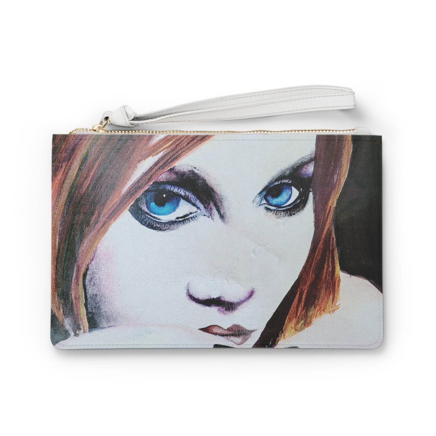 Blue eyes design - Clutch Bag