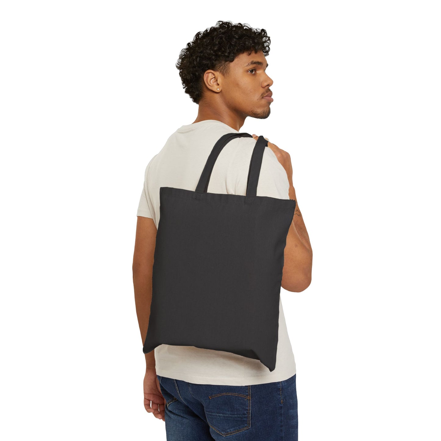 Blue eyes design - Cotton Canvas Tote Bag