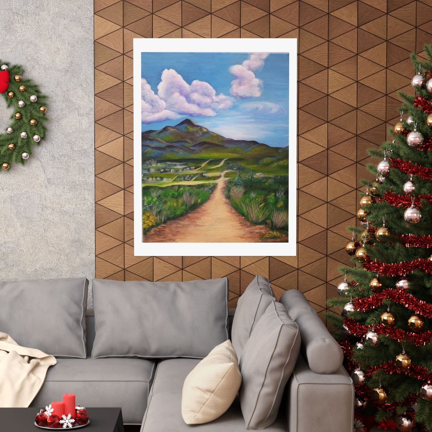 The Road to Anza, Matte Print
