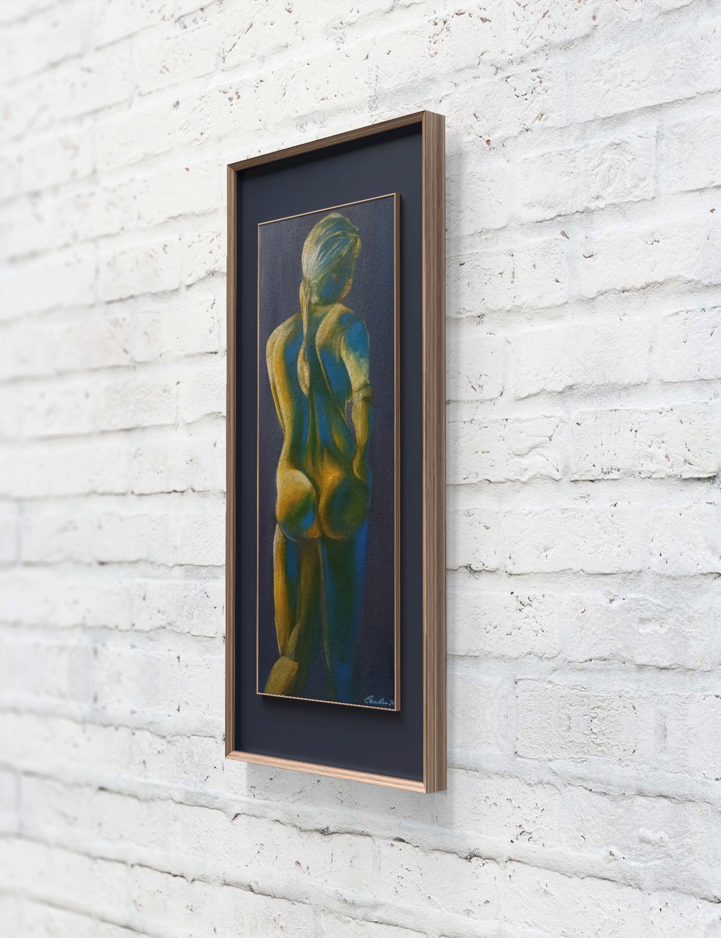 Womans Beauty, 15x30x1.5 Original Acrylic on canvas