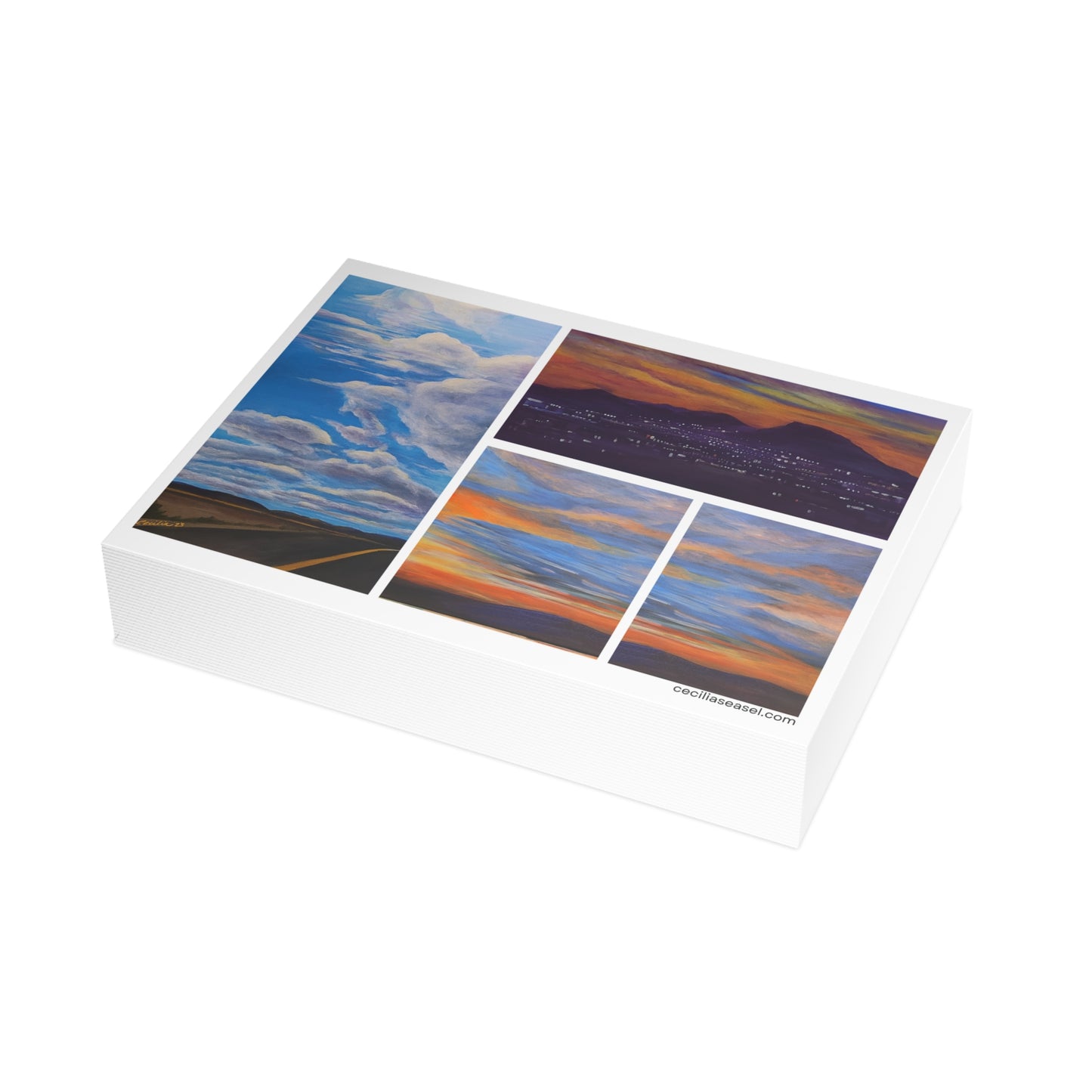 Sunset collage Postcard Bundles (envelopes not included)