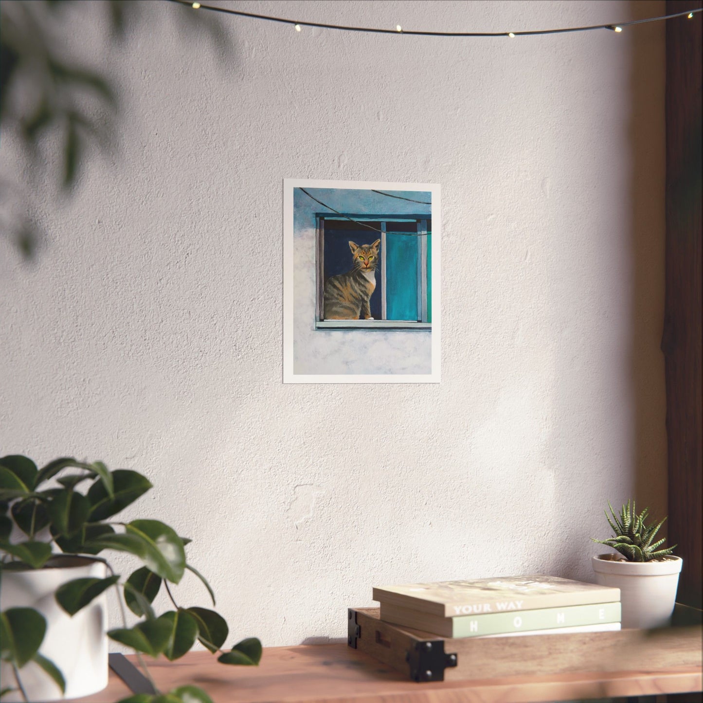 Chilli in the window, Matte Print