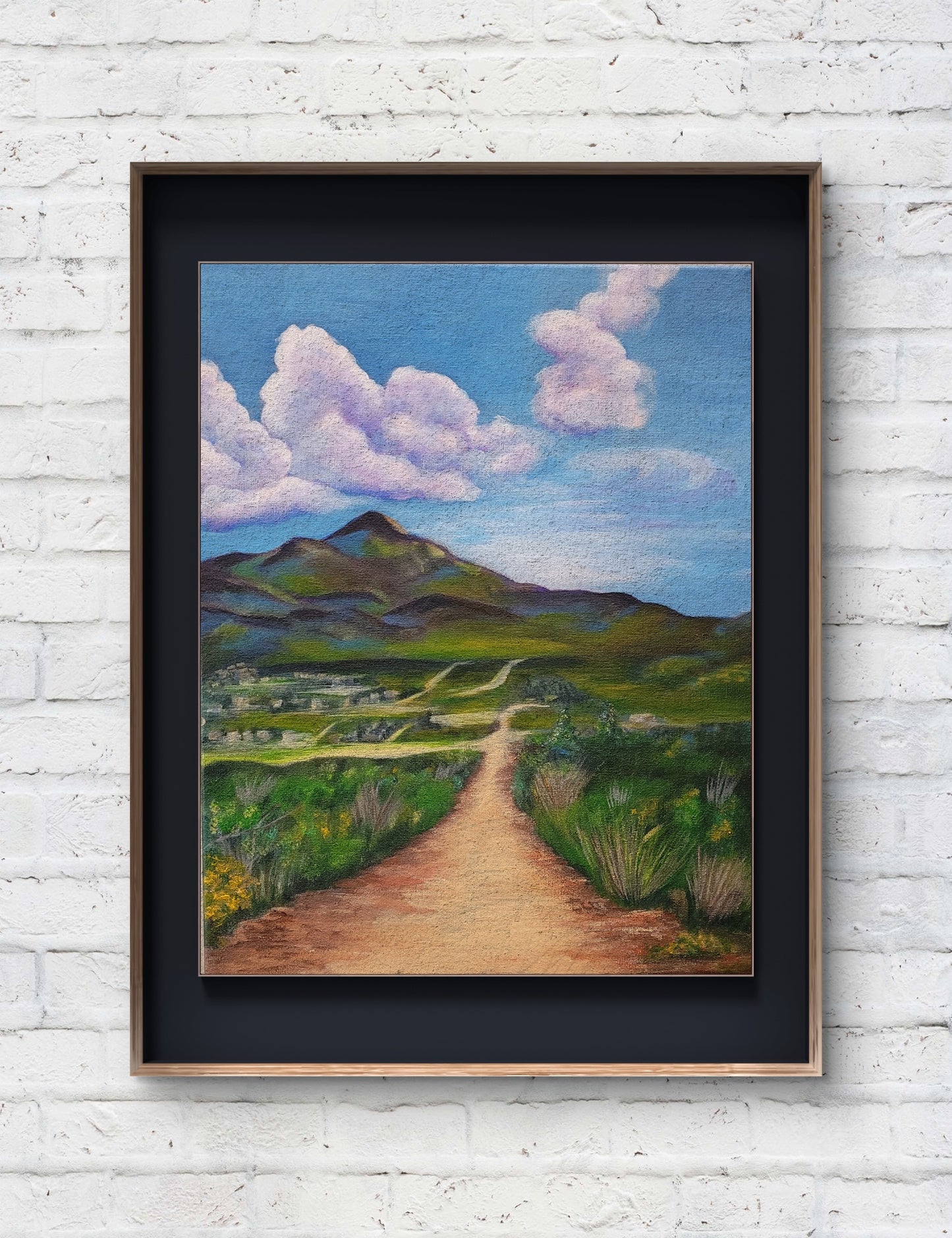 The Road to Anza, 11x14 Original Acrylic on canvas