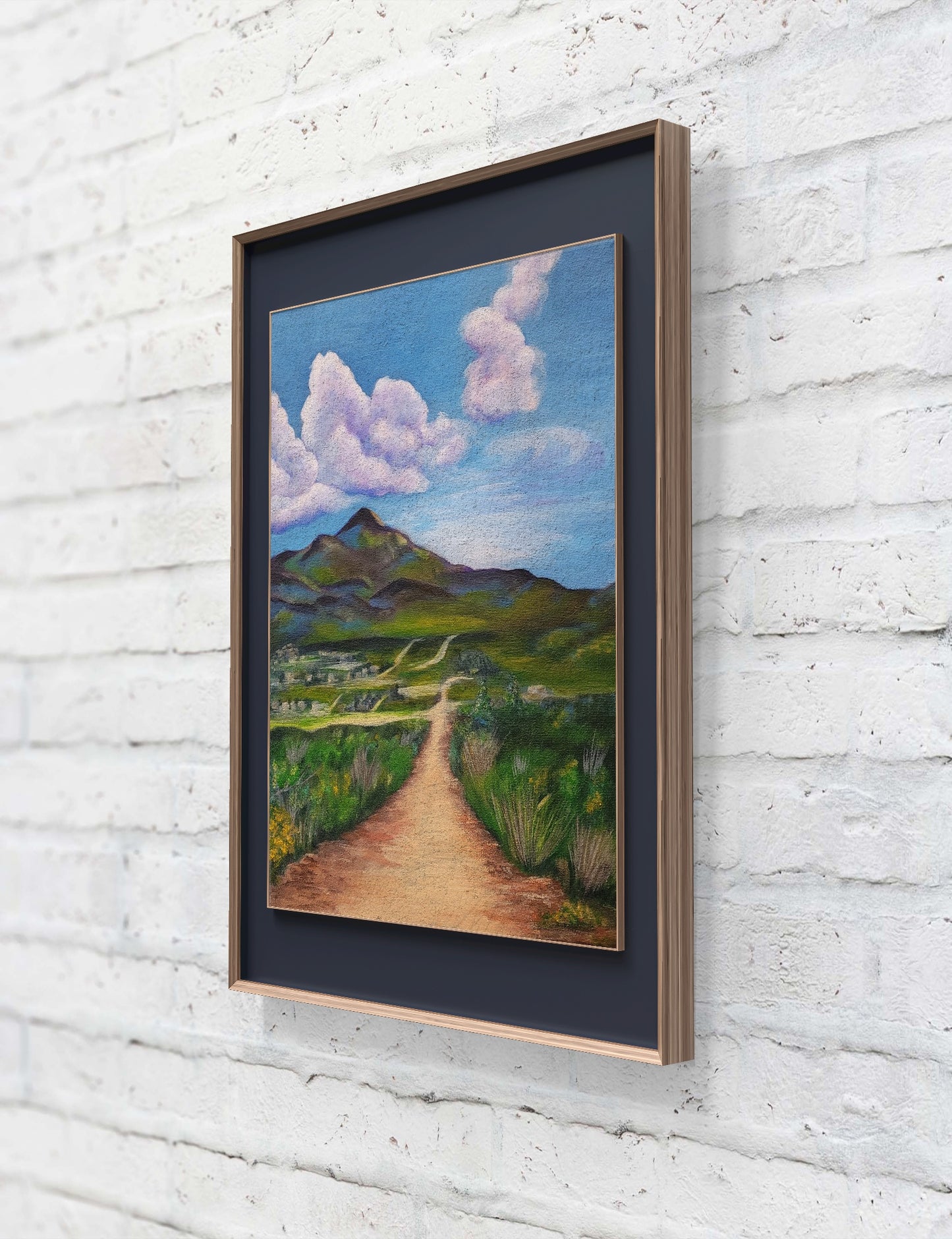 The Road to Anza, 11x14 Original Acrylic on canvas