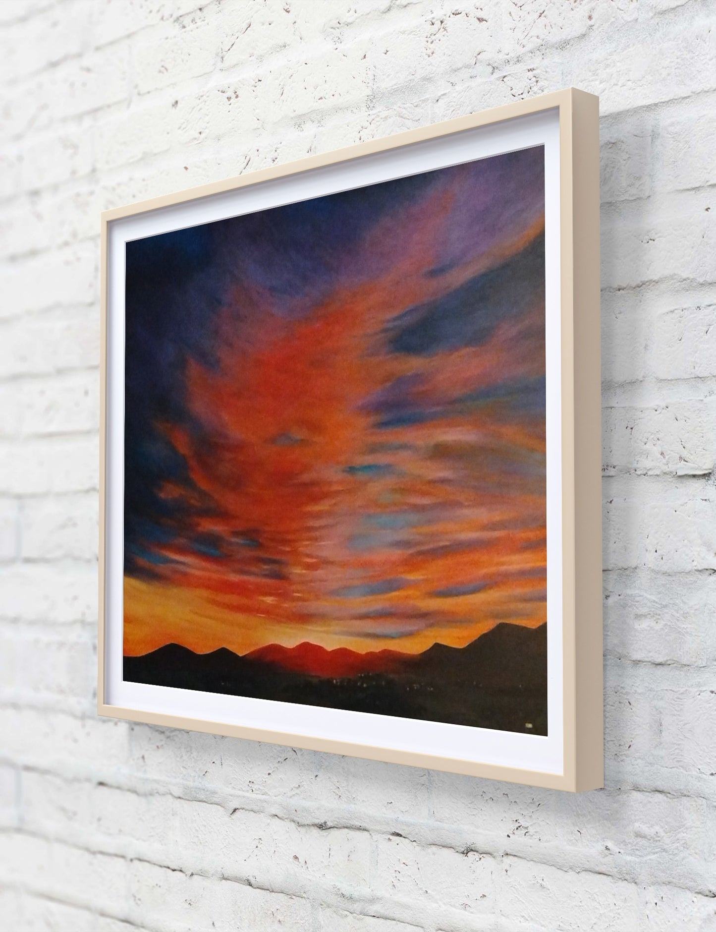 Vegas Sunrise, 48x60x1.5 Original Acrylic on canvas