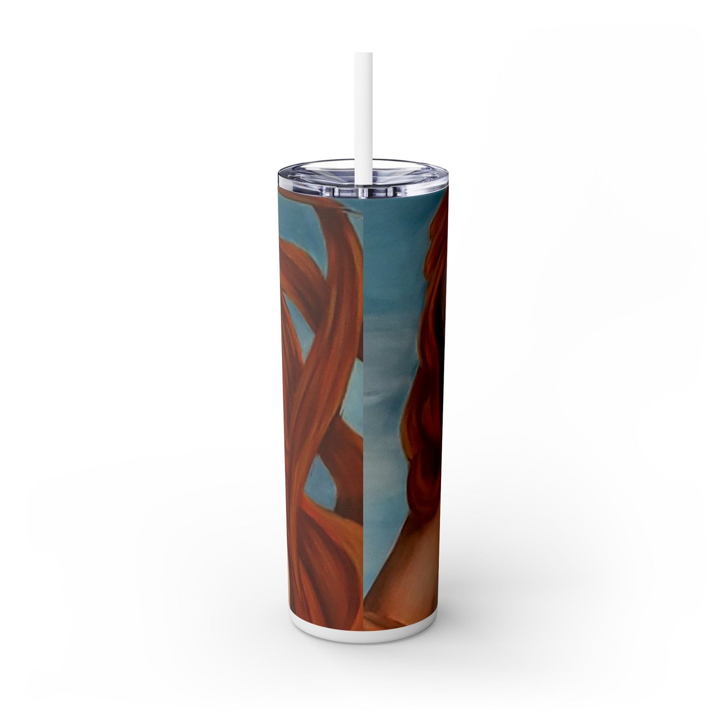 Skinny Tumbler with Straw, 20oz