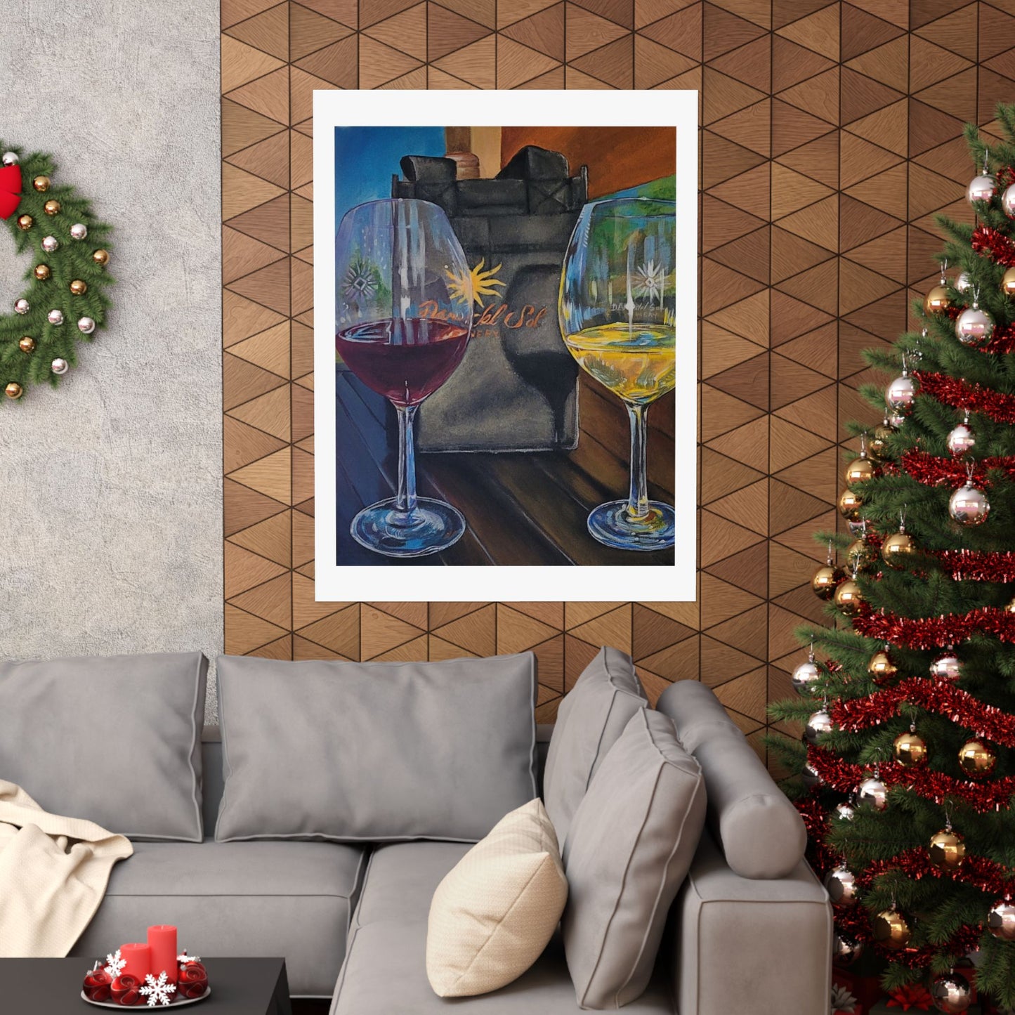 Red or White Wine, Matte Print