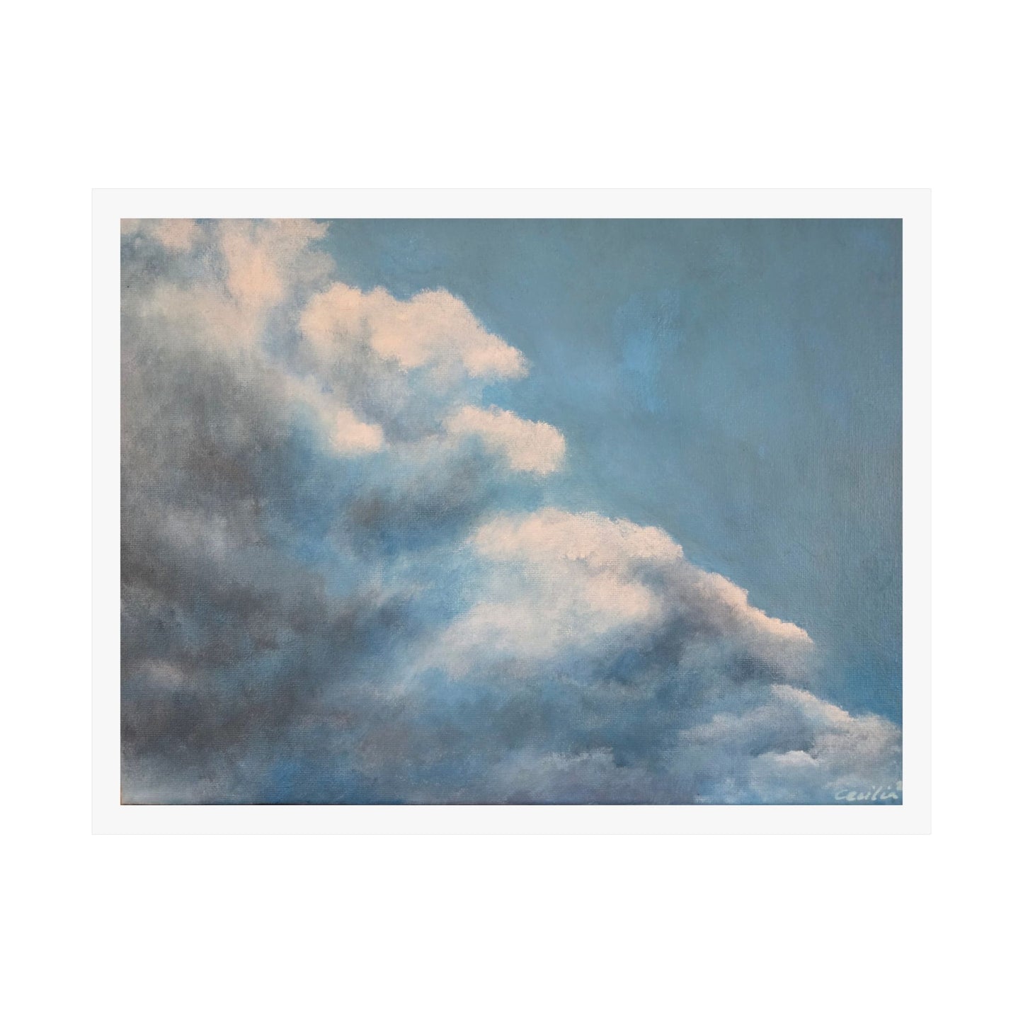 Where the Light Rests, Acrylic on canvas, Matte Print
