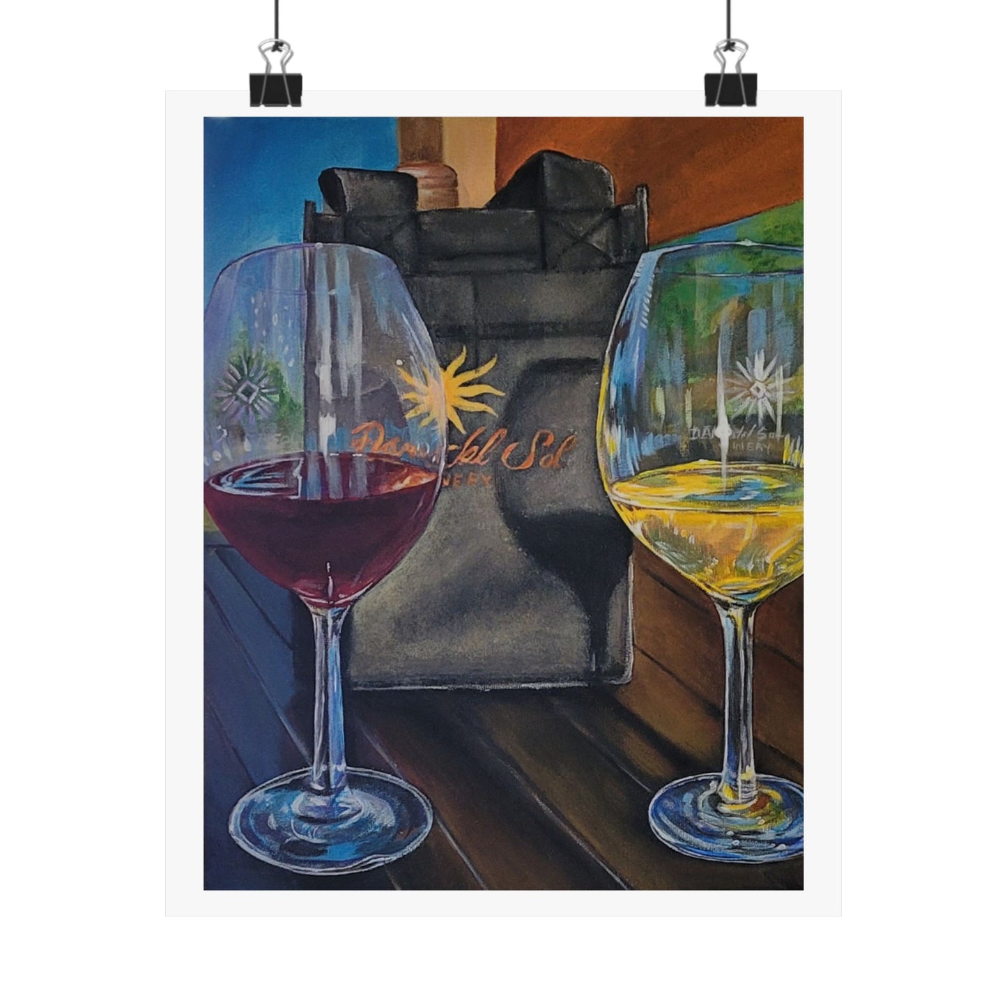 Red or White Wine, Matte Print
