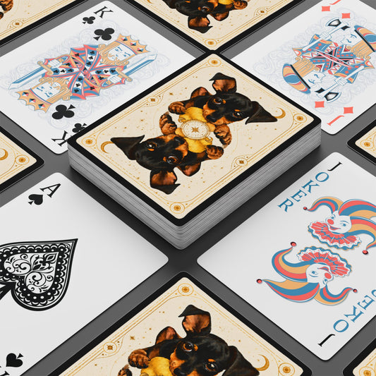 Cute Puppy Poker Playing Cards — Decorative Dog-Themed Card Deck for Game Nights & Gifts