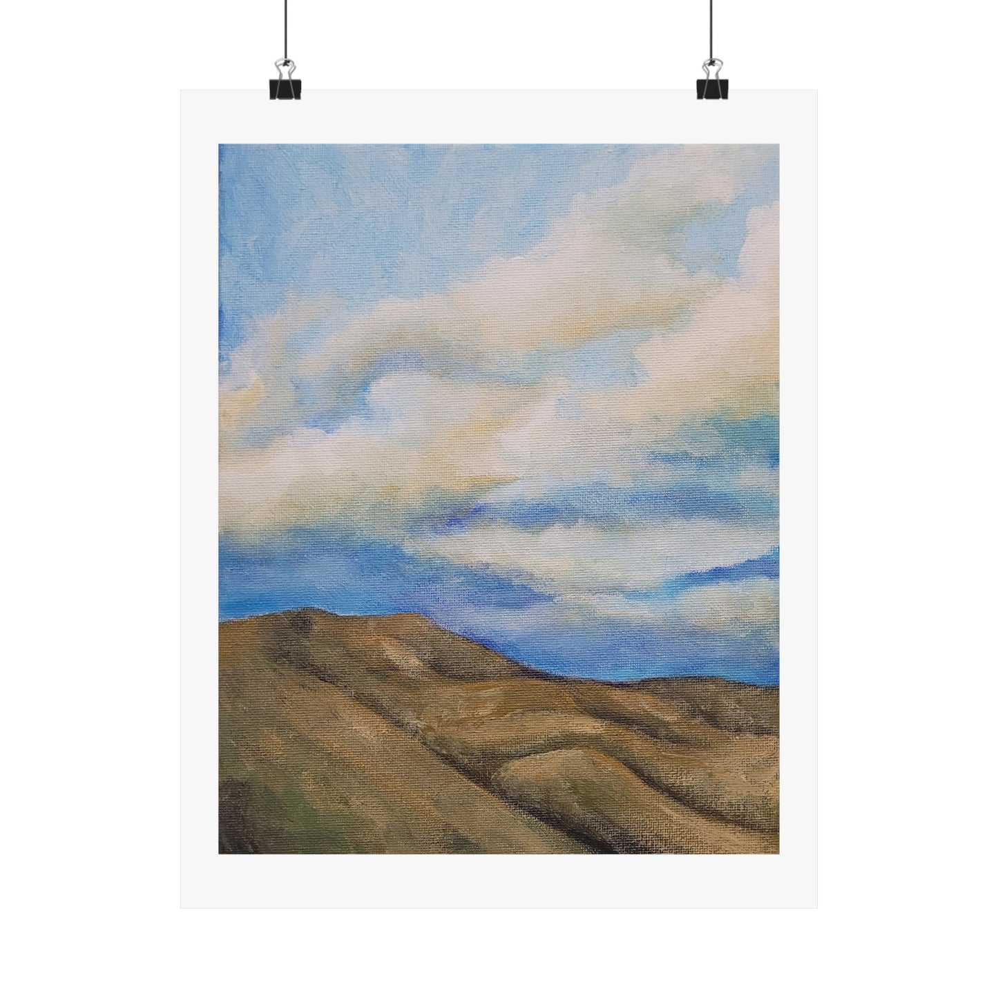 Clouds over the Mountains, Matte Print