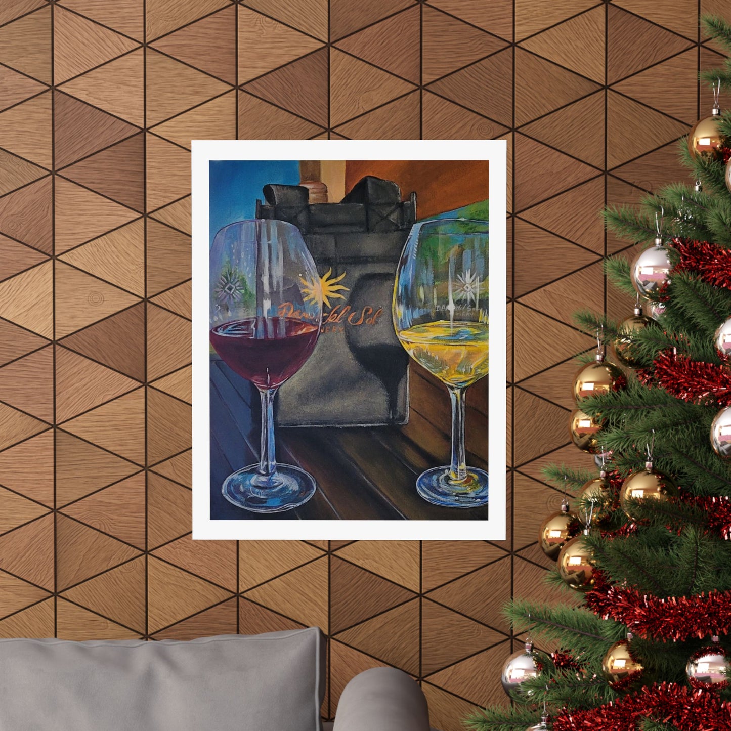 Red or White Wine, Matte Print