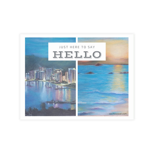 Sunset collage Postcard Bundles (envelopes not included)