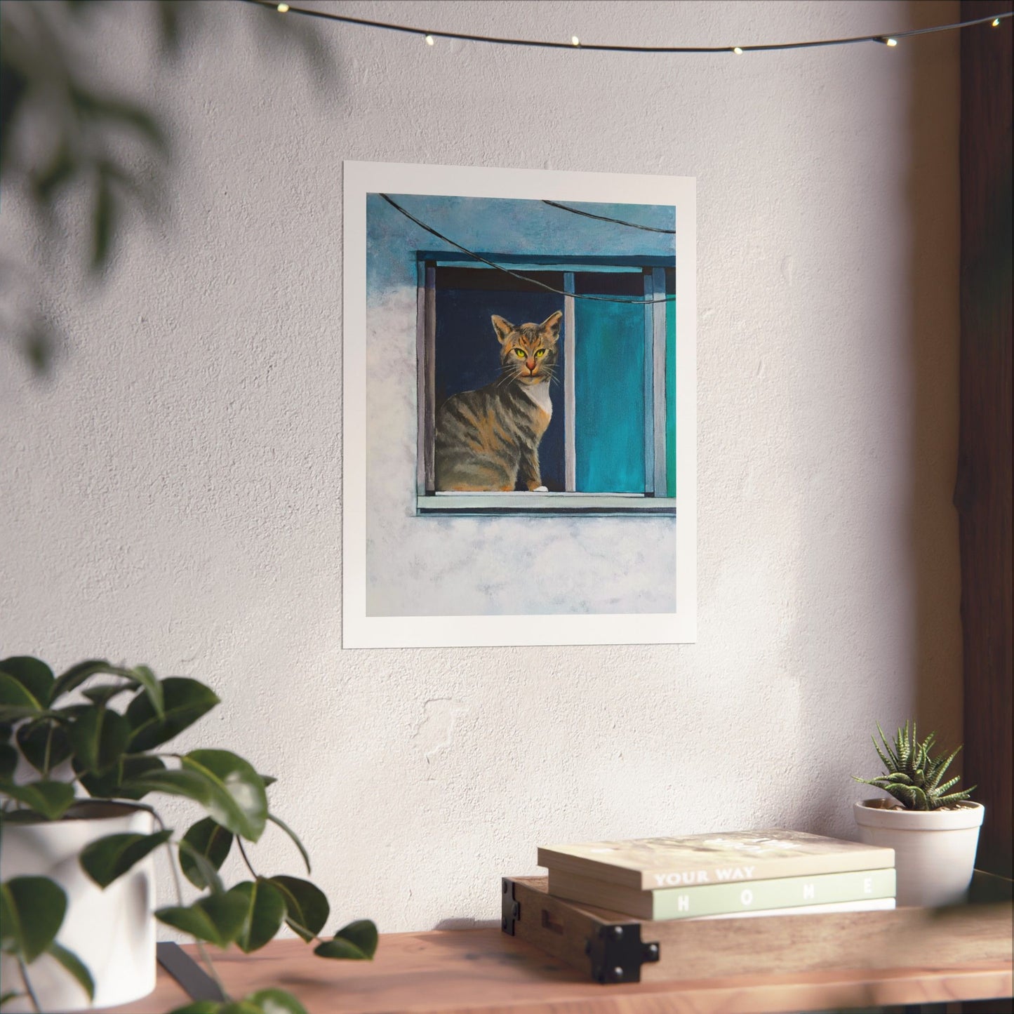 Chilli in the window, Matte Print