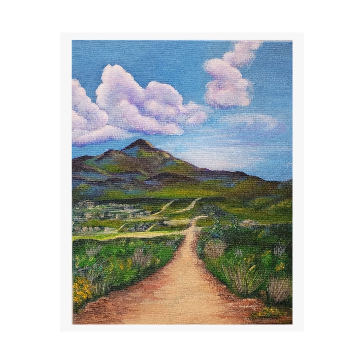The Road to Anza, Matte Print
