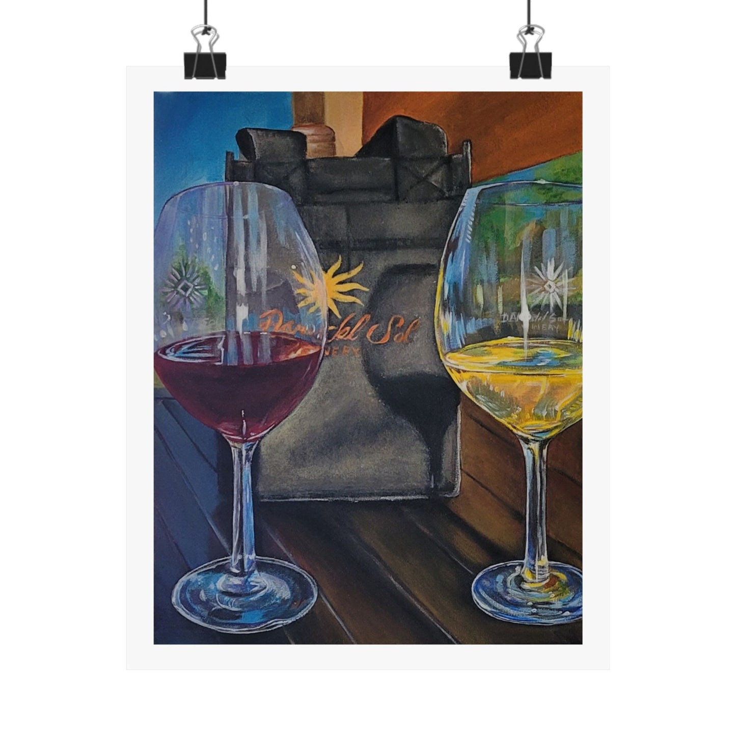 Red or White Wine, Matte Print