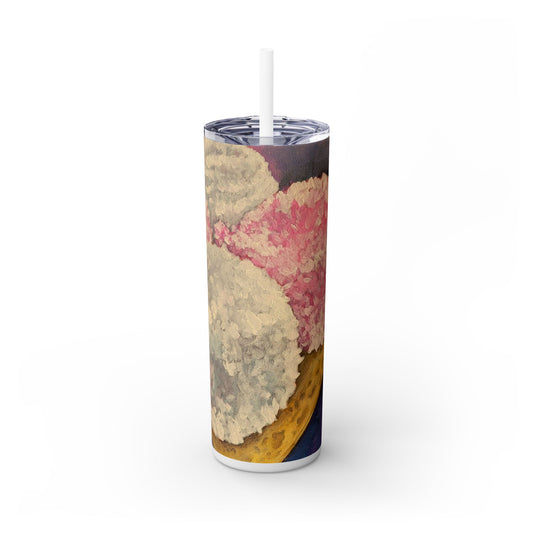 Sponch marshmallow cookies - Skinny Tumbler with Straw, 20oz