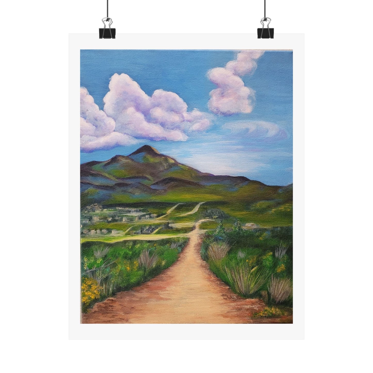 The Road to Anza, Matte Print