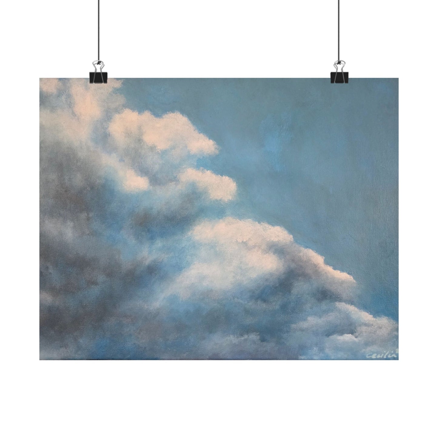Where the Light Rests, Acrylic on canvas, Matte Print