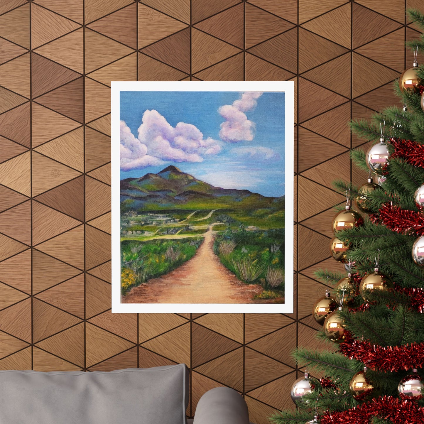 The Road to Anza, Matte Print