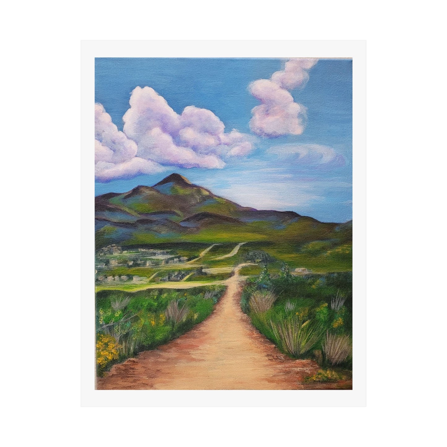 The Road to Anza, Matte Print