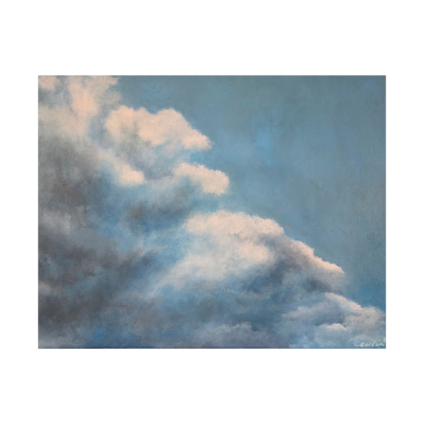 Where the Light Rests, Acrylic on canvas, Matte Print