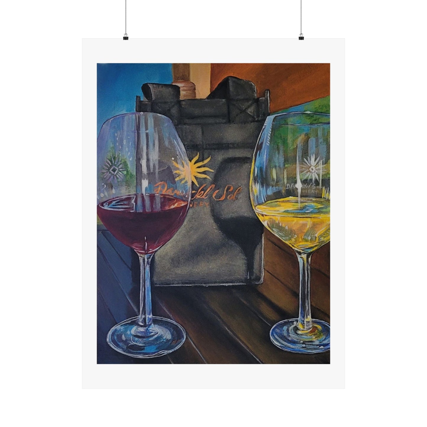 Red or White Wine, Matte Print